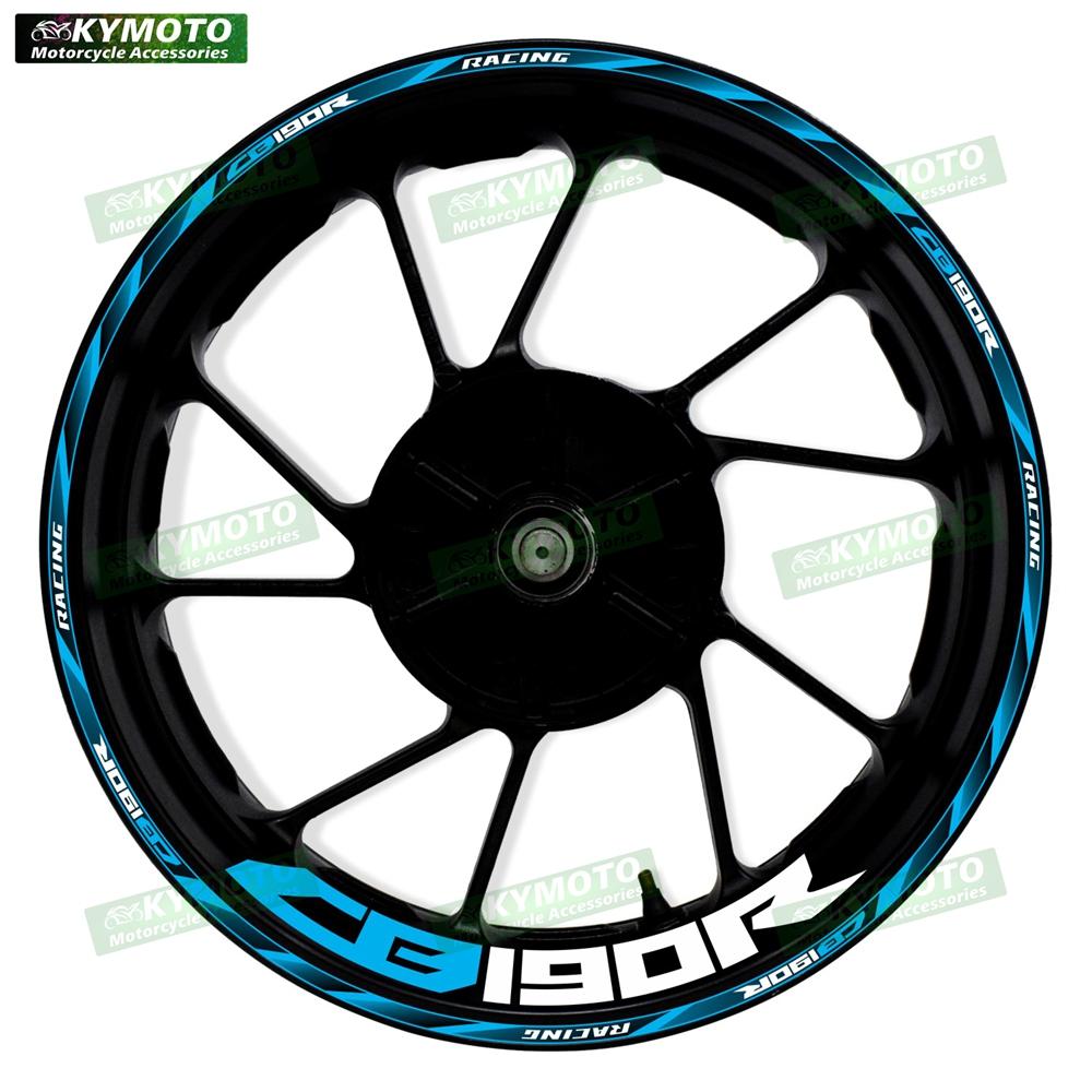 For Honda CB190R CB 190R motorcycle accessories 17 inch front and rear wheel stickers fairing reflective stickers decoration