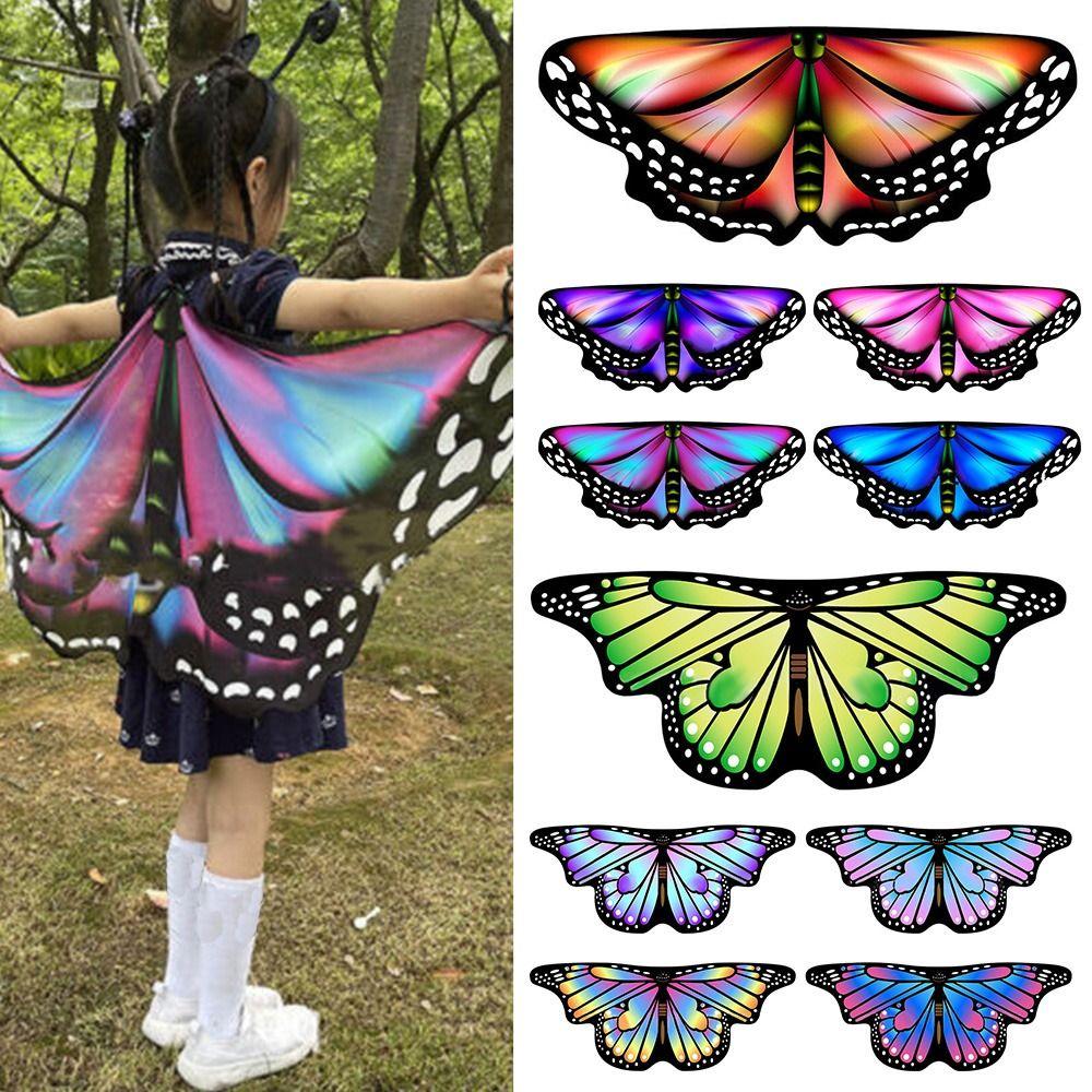 Costume Dress Performance Props Butterfly Wings Shoulder Straps Butterfly Wings Cape Fairy Wing