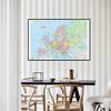 Для дома, офиса, класса, дорожные/образовательные принадлежности, карта Европы (Китайская версия) Фон карты политического распределения
