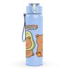 1PC Bear Avocado Cute Cartoon 750ml Color Plastic Sports Water Bottle Leakproof Flip Straw Lid Suitable for Sports Office Home Use