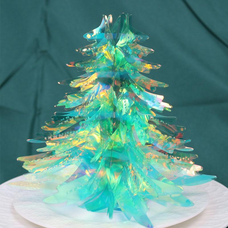 Iridescent Snowflake Honeycomb Ball Ornament - Colorful Christmas & Spring Decoration Prop