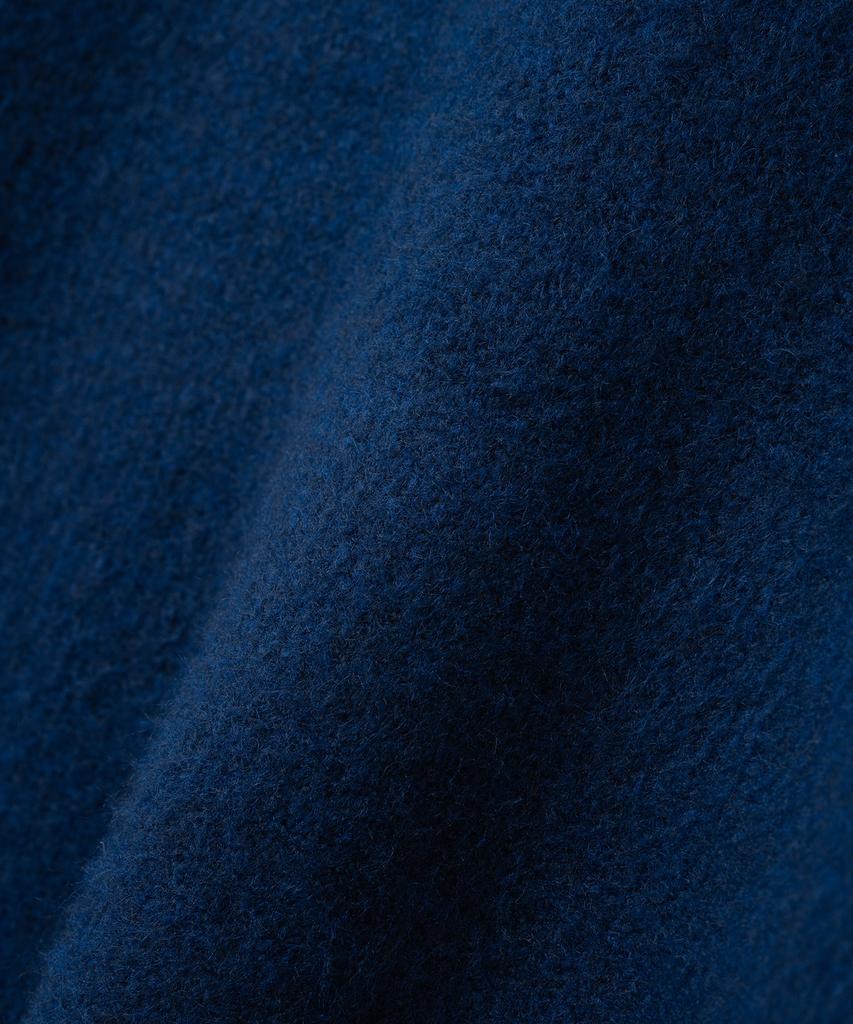 MILLO ARCHIVE Crop Silhouette V-Neck Knit [Deep Blue]