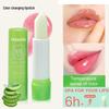 Aloe Vera Color-Changing Orange Lipstick - Moisturizing & Hydrating Anti-Chap Lip Balm