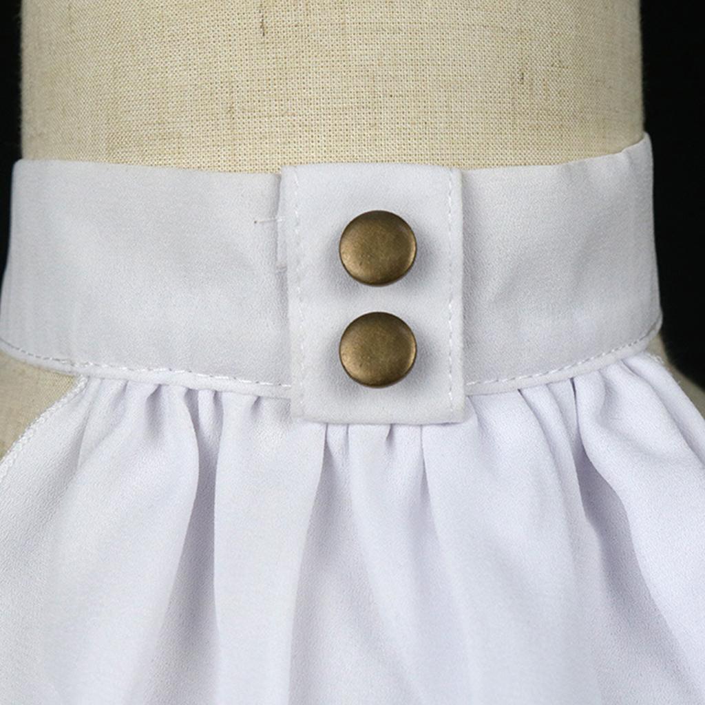 Викторианский колониальный жабо, фальшивый воротник, средневековый готический стимпанк, винтажный съемный воротник с оборками, аксессуар для костюма