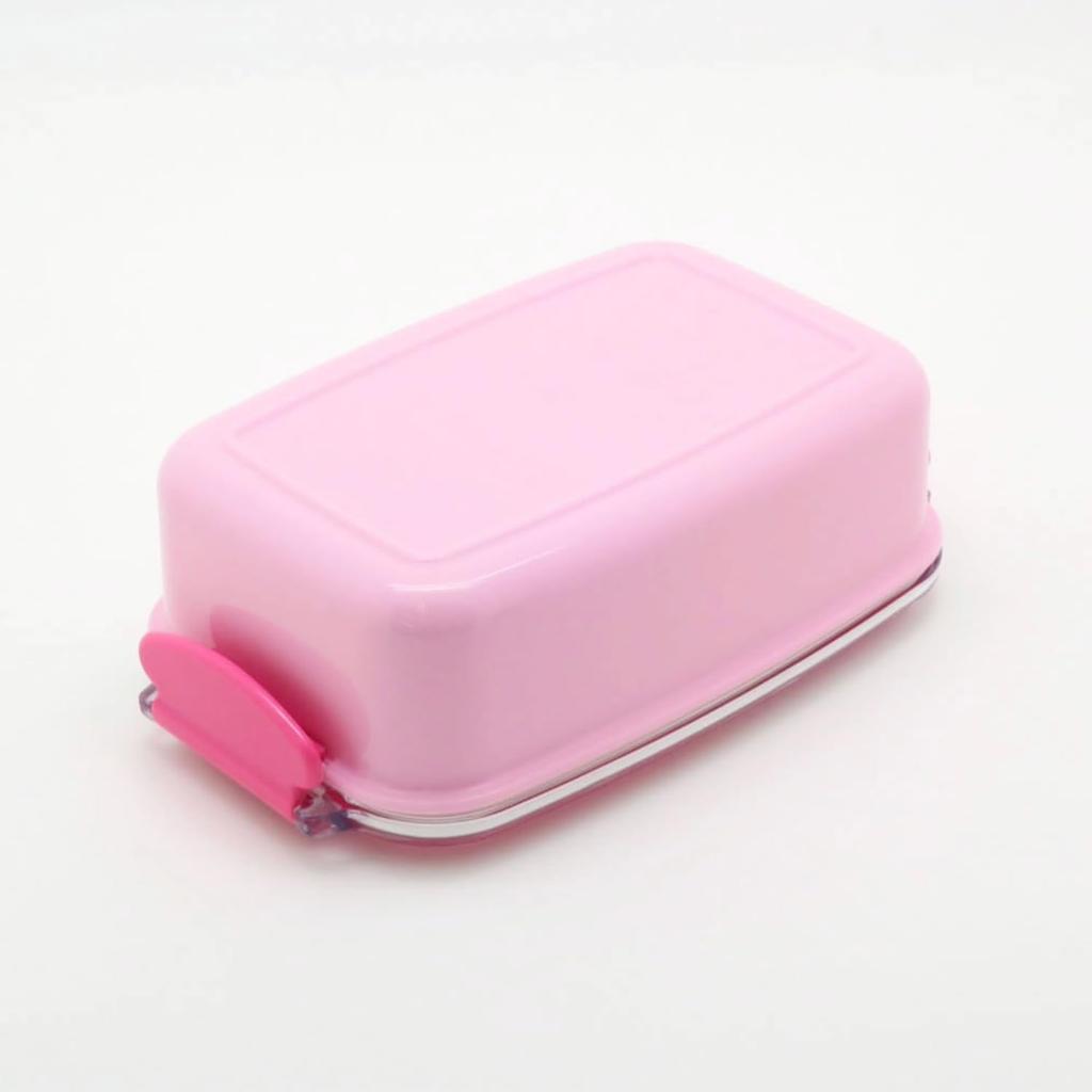 OSK Hello Kitty Sakura Lunch Box with Made in Dishwasher and Microwave Includes Stylish and Perfect for Kids and Elementary School Dividers, 500ml,
