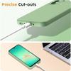 Coque de Protection - BOOLING - pour Samsung Galaxy S25 FE - Silicone Slim Souple Vert - 2 Verres Trempés