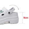 Fashion Chunky Platform Clogs for Women Fashion DIY Decor EVA Garden Sandals Woman Summer 2024 Thick Bottom Outdoor Beach Slides Shoes