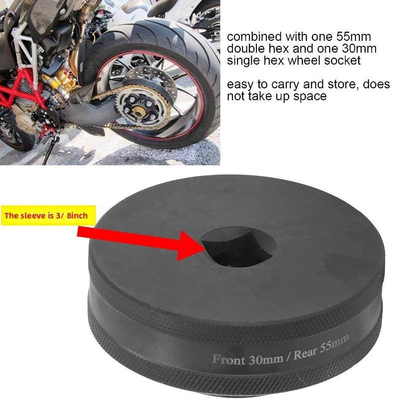 55mm + 30mm Wheel Nut Socket Tool Multistrada Diavel Disassembly Tools For Ducati 1098 1198 1199