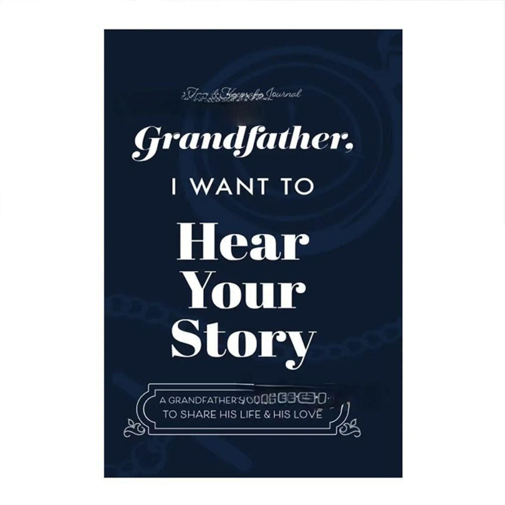 Leather I Want Hear Your Story Notebook To Share Their Life Mom's Memory Books