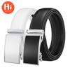 Hi Men's Leather Belt Luxury Designer Belts Men High Quality Male Metal Buckle Belt