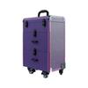 Universal Brake Wheel Trolley: Multi-Layer Large Nail & Tattoo Storage Makeup Box