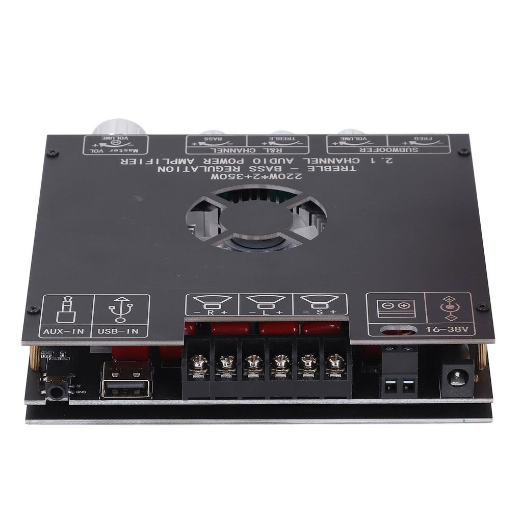 Power Amplifier Module 2.1 Channel BT5.1 AUX U Disk USB Sound Card Inputs TPA3255 Amplifier Board DC