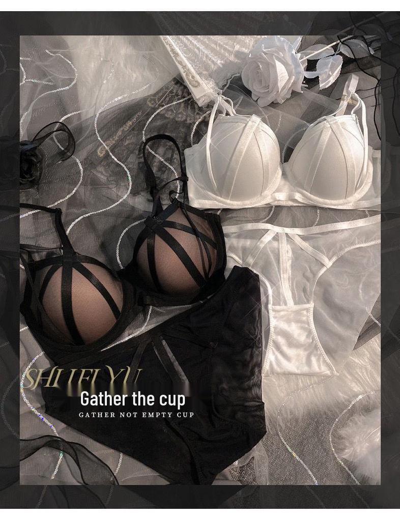 Pure Sexy EU/US Style Thick Push-Up Bra: Enhances Small Bust, Anti-Sagging, with Underwire and Side Support.