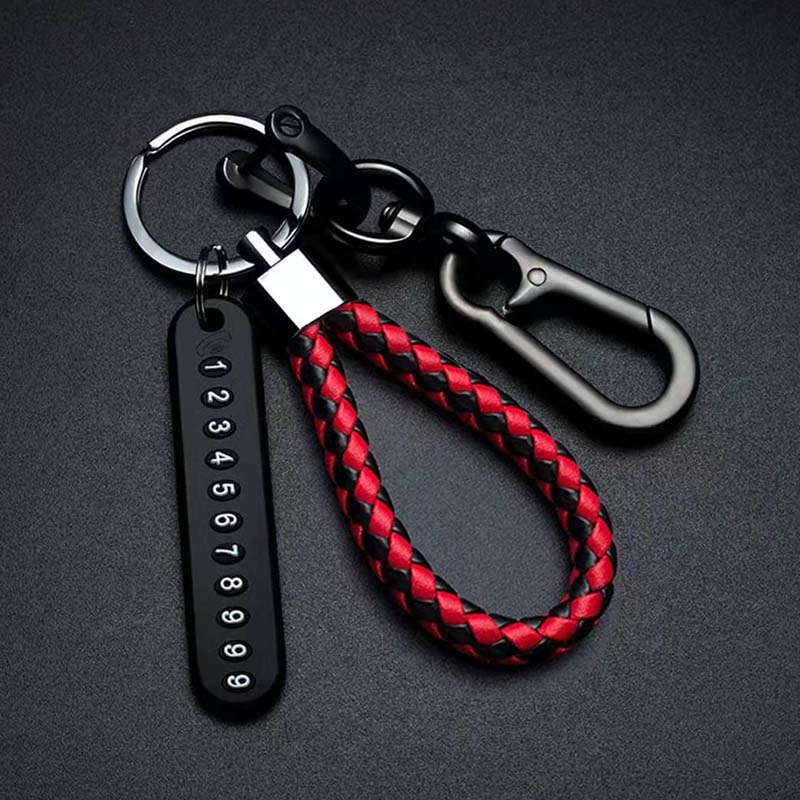 Простота подарков брелок брелок анти-потеря цифровой высокое качество красивый новый приход номер телефона пластина кулон DIY автомобильный аксессуар