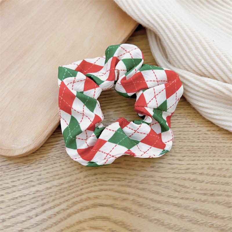 2023 Holiday Scrunchie: High Elastic Fabric Hair Tie for Ponytails