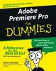 The Adobe Premiere Pro For Dummies Book
