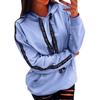 Women Plus Size Long Sleeve Solid Sweatshirt Hooded Pullover Tops Shirt