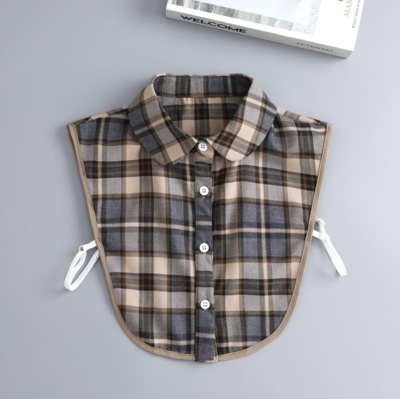 New Fake Victorian Stand Up Collar White Black Lace Collars Detachable For Women Blouse Lapel Shirt False Collar Woman