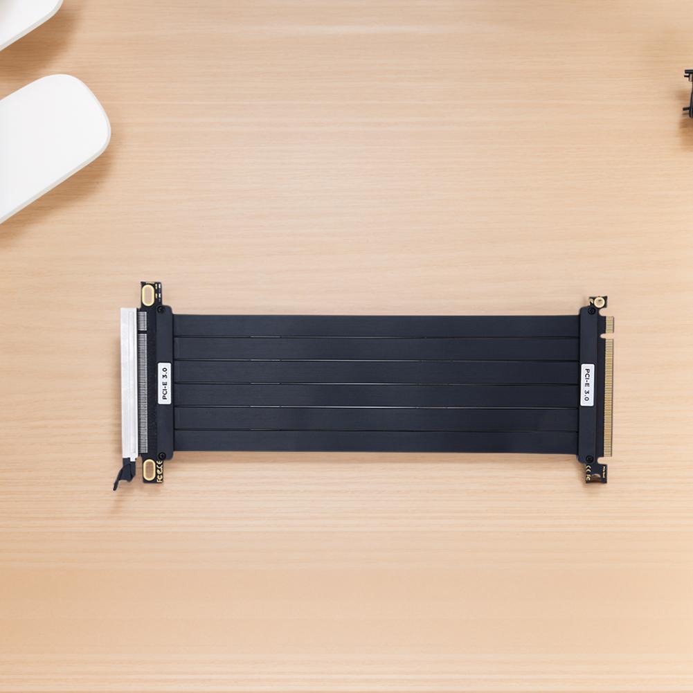Кабель-райзер PCI-E 3.0 Удлинитель для GPU PCIe 3.0 X16 Высокоскоростной Гибкий Удлинитель Видеокарты