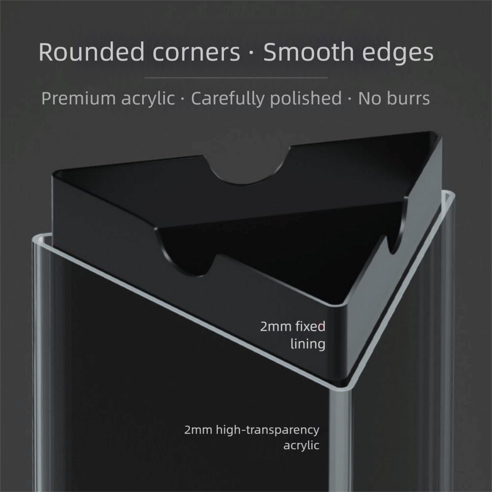 Three Side Menu Sign Holder Smooth swivel Desktop Flyer Frame Retail Signage