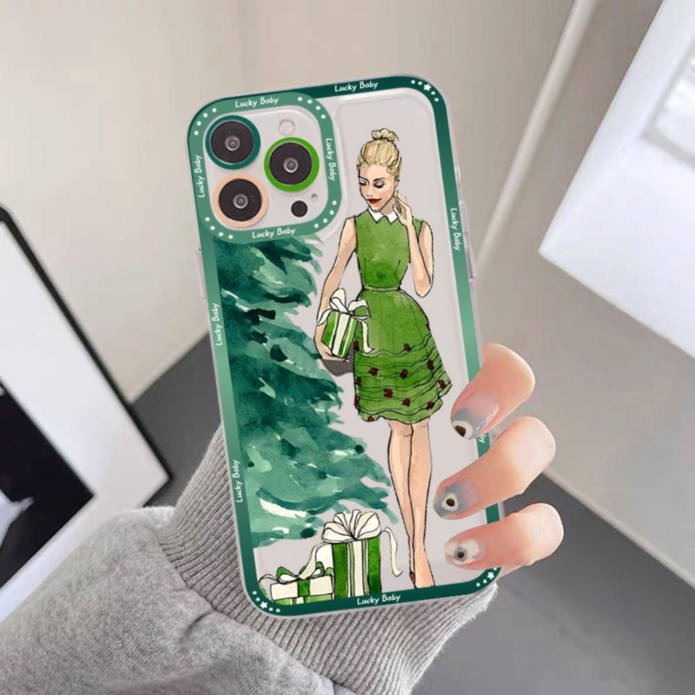 Подарочный чехол для телефона «Рождественская елка для девочки» для Samsung A 10, 20, 30, 70, 13, 21, 32, 72, 22, 51, 52, 53, 71, 73, 32, 4g, 32, 5g, Fundas
