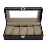 Watch Box Storage Case Gift Package Jewelry Display Boxes 5 Grids Luxury Faux Leather Soft Protection Organizer Watches High End