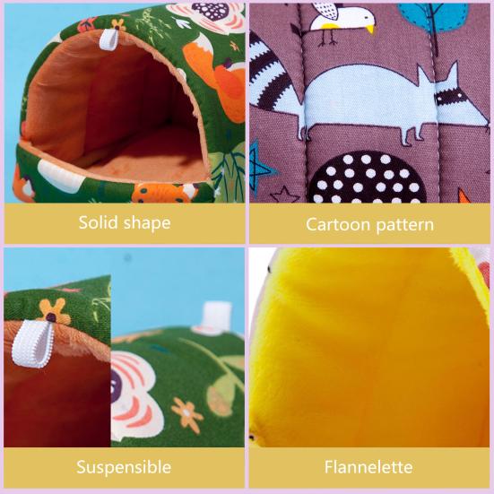 Anti-deform Comfortable Bite-resistant Provide Safe Warm Resting Space Nest for Small Pets