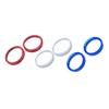 Aluminium Alloy Car Air Conditioner Knob Ring Sticker Trim For Mercedes Benz C Class W204 2008-2013 Auto Interior Accessories