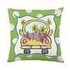 New Spring Printed Pillow Cover Polyester Letter Flower Bouquet Home Cushion Cover Bedroom Cushion Cover