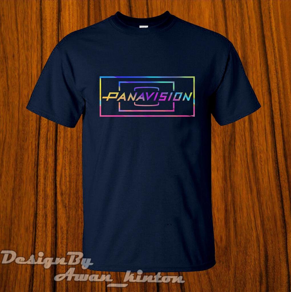 Мужские и Женские Футболки Одежда PANAVISION Смешной Логотип Футболка Хлопок Сделано в США