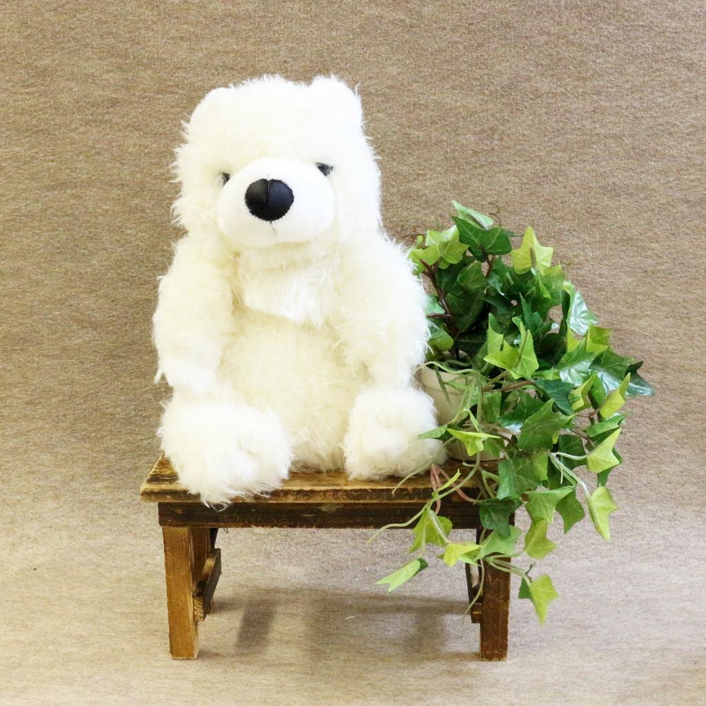 Fluffy Bear Ivory