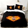 FC Shakhtar Donetsk 3pc Set Perfect for Bedroom Use Comfortable Bedding Set Includes a Duvet Cover and Two Pillowcases Ideal Birthday or Christmas Gif