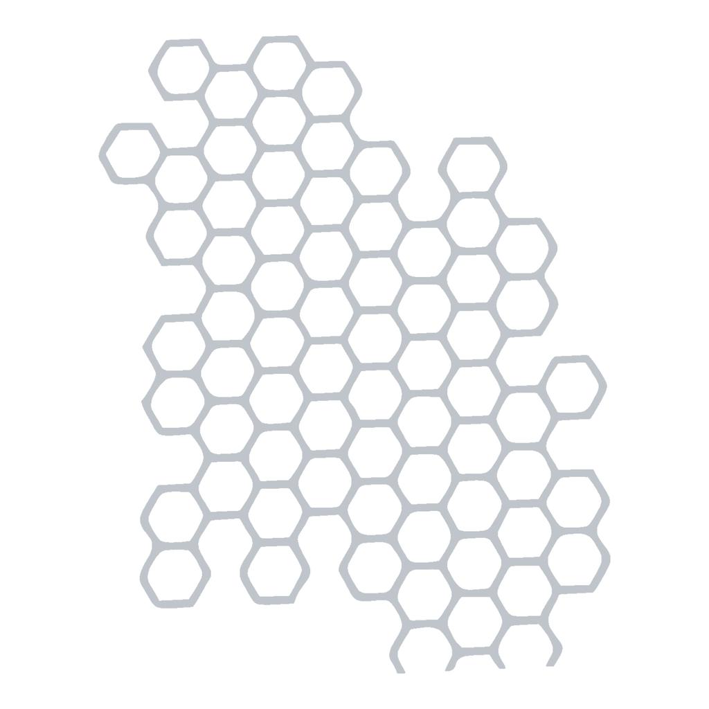 1Pc Motorcycle Trunk Honeycomb Decorative Sticker Motorcycle Helmet Waterproof Creative Sticker Body Bumper Sticker Accessories