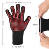 Extreme Heat Resistant Microwave Oven Gloves Fireproof Oven Mitts Flame Retardant Non-slip 300-500 Centigrade BBQ Fire Gloves