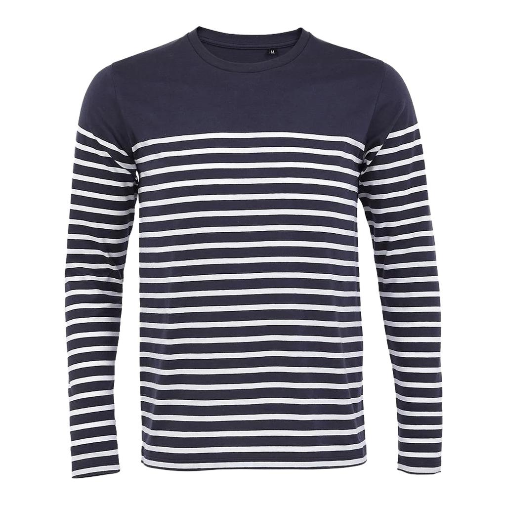 Mens Matelot Striped Long-Sleeved T-Shirt