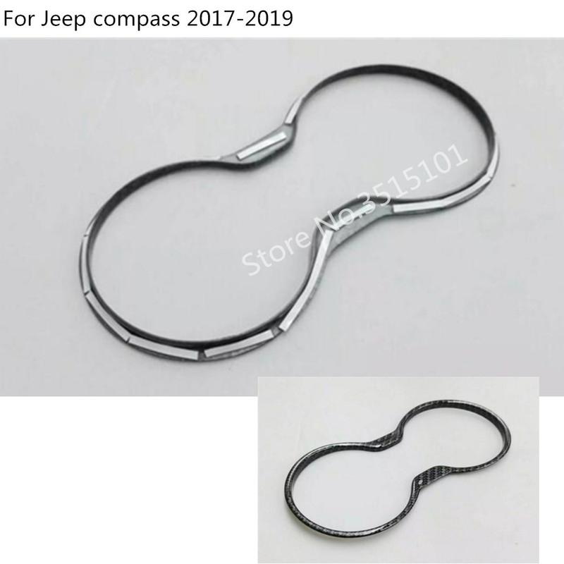 For Jeep Compass 2017 2018 Cover Stick Inner Middle Shift Stall Paddle Cup Lamp Trim Armrest Handrail Hoods
