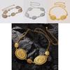 Metal Waist Chain For Women With Artistic Carving For Stylish Summer And Winter Looks