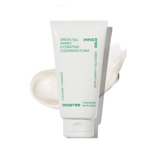 Innisfree Очищающая пенка с увлажняющими аминокислотами зеленого чая 150г (3 варианта)