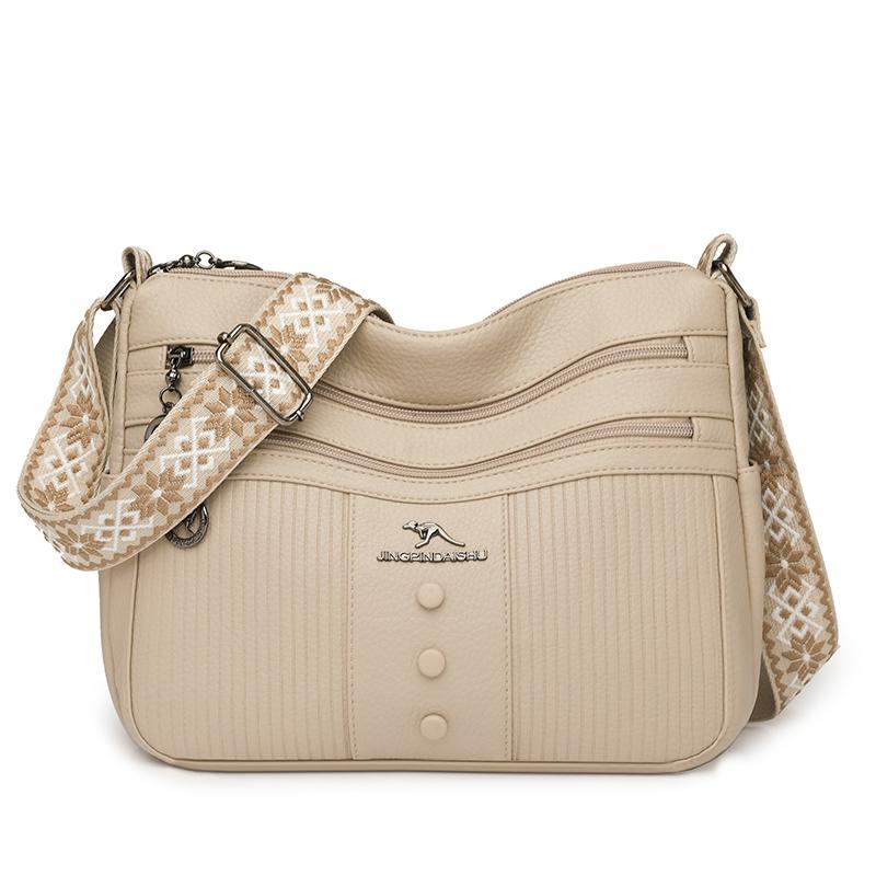 Роскошная Дизайнерская Сумка Через Плечо Crossbody Женские Сумки Высшего Качества Мягкая Кожа PU Сумки для Женщин Дамские Кошельки Сумка-Почтальон Новая