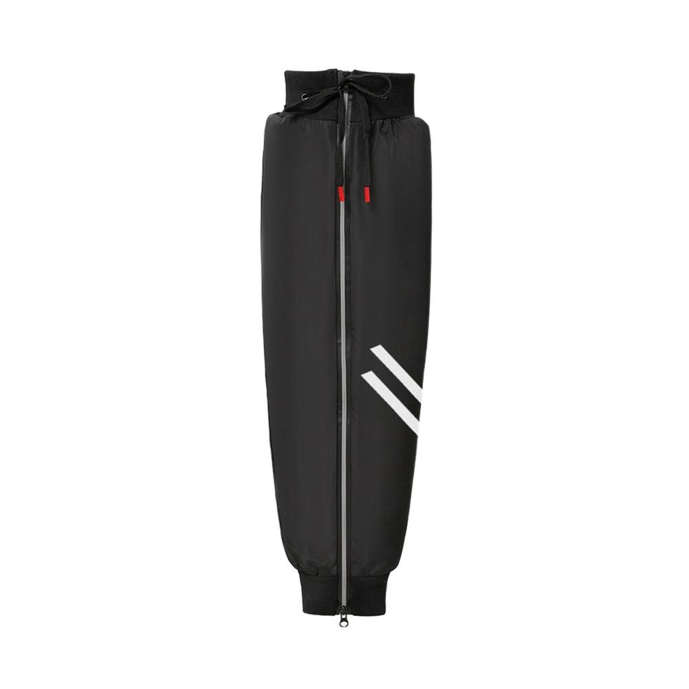 Reflective Zipper Thermal Kneecap Fleece-lined Motorcycle Leg Warmer Hiking