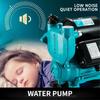 125 Вт Низкий уровень шума Тихая работа Автоматический напорный водяной насос Домашний кран Душ для ванной Автоматический самовсасывающий бустерный насос
