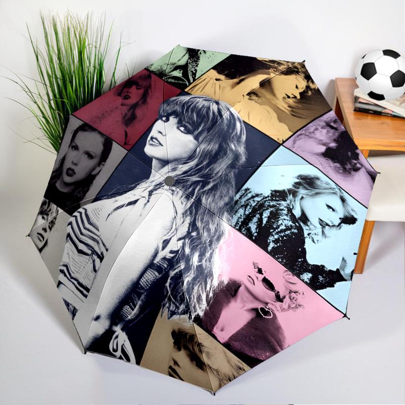 Taylor music Umbrella Folding umbrella, automatic umbrella 8-Frame for Travel, camping Use Gift for Halloween Christmas