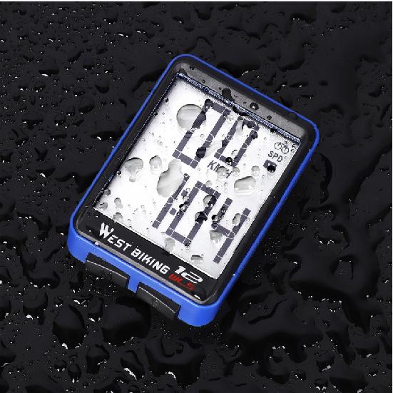 WEST BIKING Wireless Bike Computer Large Digital Speedometer Odometer Rainproof Bicycle Accessories Backlight Cycling Stopwatch2