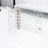 Clear Refillable Notebook Protectors Featuring Double Fastener Secure Closure Star Pattern Material