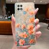 For Oppo A15 CPH2185 Case A15S CPH2179 Clear Fashion Butterfly Flowers Painted Soft TPU Back Cover For Oppo A15 A15S Phone Case