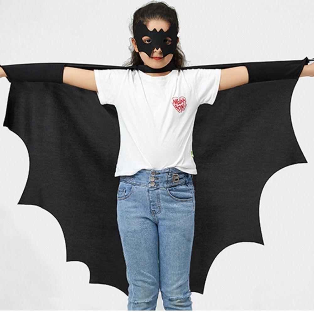 Clothing Props Children Cosplay Costume Dress Up Costumes Bat Wing Cape Personality Party