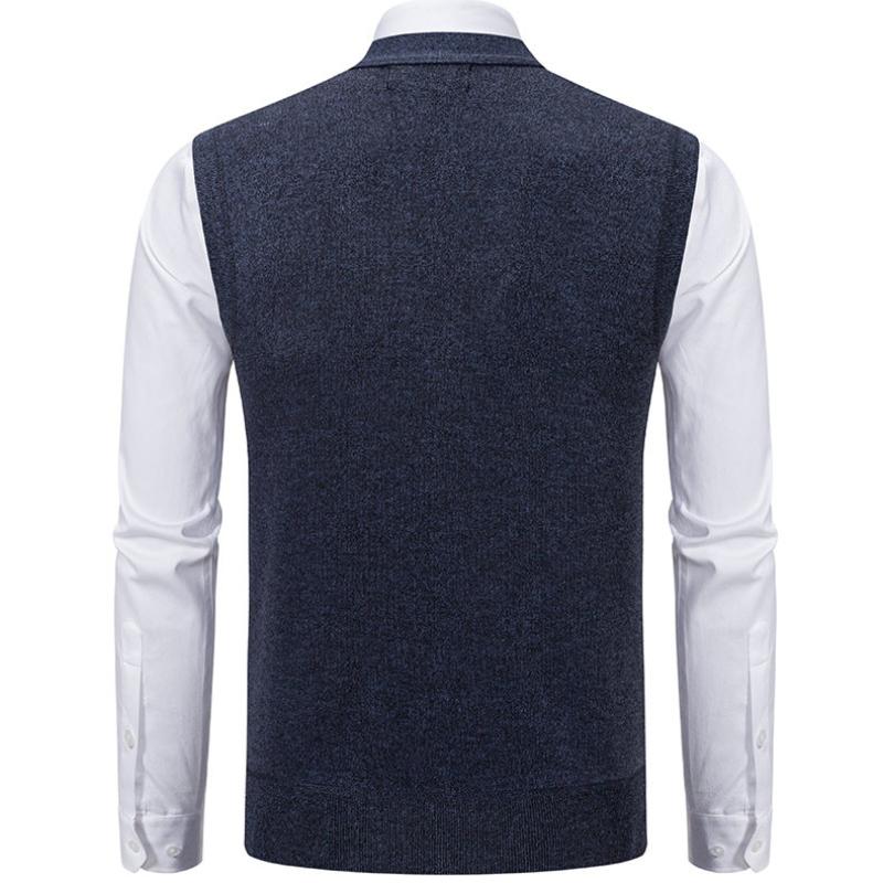 Cozy Up Mens Argyle Sweater Vests V Neck Sleeveless Cardigan Vest Knitwear