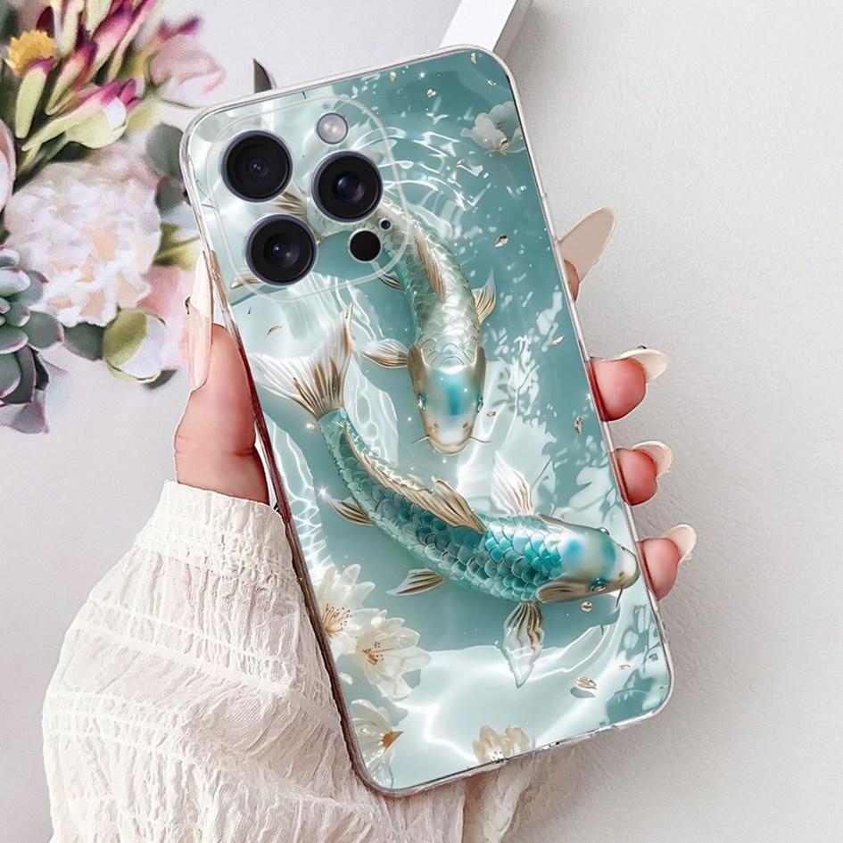 For iPhone 15 Pro Plus Case Cool Fashion Dragon Cartoon Soft Silicone Shockproof Cover For iPhone 15 Pro Max iPhone15 Pro Bumper