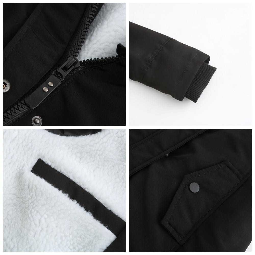 Женская зимняя теплая водонепроницаемая куртка-пуховик с ветрозащитным капюшоном на флисовой подкладке, стеганая утолщенная парка, зимнее пальто, лыжная верхняя одежда для улицы, S-5XL, большие размеры, большие размеры
