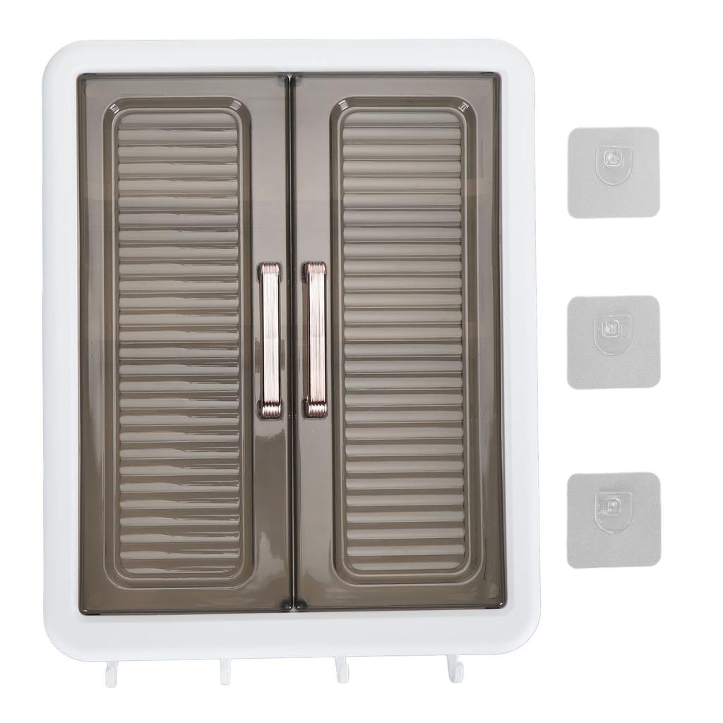 Bathroom Cabinet Wall Mounted Multifunctional Makeup Perfume Cosmetic Organizer Display Cabinet